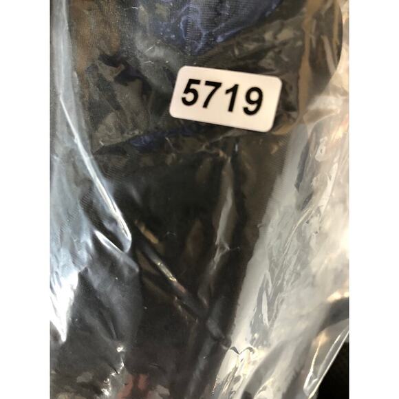 J. Crew One Piece Swimsuit Ruched Plunge V- Neck Swimwear Black NWT Large - Picture 8 of 8